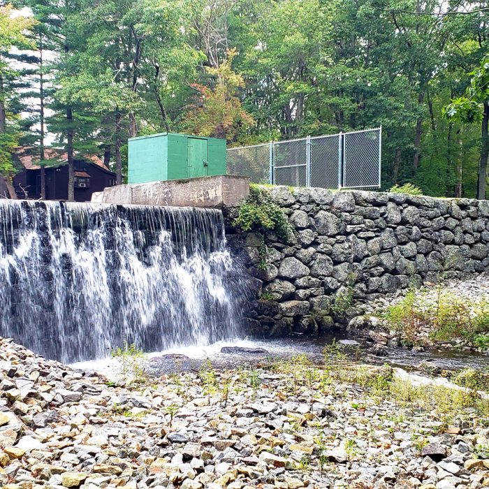Land burncoat pond dam